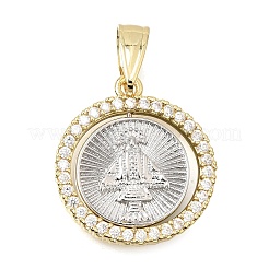 Religion Brass Micro Pave Clear Cubic Zirconia Pendants&nbsp;CU-CBAE7DF-06GP
