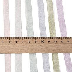 ポリエステルとナイロンのリボンセット  ちょう結び作り用  ギフト包装  ミックスカラー  3/8インチ（9~11mm）  約5.00ヤード（4.57m）/バッグ&nbsp;DIY-Z029-01R