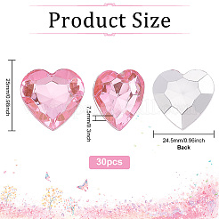 Acrylic Rhinestone Cabochons&nbsp;GACR-GA0001-03