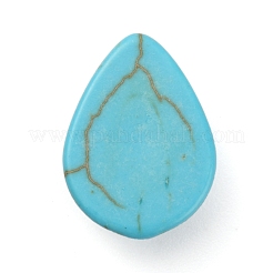 Synthetic Howlite Cabochons&nbsp;TURQ-WH0001-02E-01