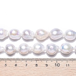 Natural Baroque Pearl Keshi Pearl Beads Strands&nbsp;PEAR-S019-06B-01