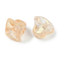 Transparent Spray Paint Glass Beads&nbsp;GLAA-H035-03C