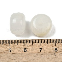 不透明なアクリルビーズ  ロンデル  ベージュ  14~14.5x9~9.5mm  穴：2mm&nbsp;X-MACR-C037-03B
