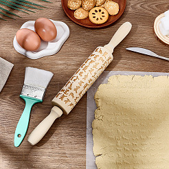 Wood Rolling Pin&nbsp;AJEW-WH0819-008A