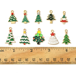 20Pcs 10 Styles Christmas Alloy Enamel Pendants&nbsp;FIND-FS0002-64
