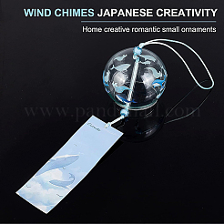 Glass Wind Chime&nbsp;HJEW-WH0028-24