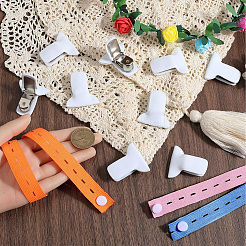 3Pcs 3 Colors Polyester Clothes Organizer Elastic Bands&nbsp;FIND-CN0001-68A