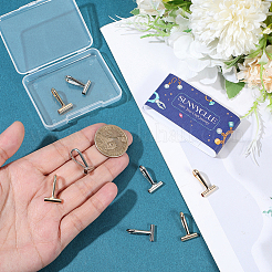 8Pcs 2 Colors Alloy Brooch Convert Pendant Hooks&nbsp;FIND-SC0019-07B