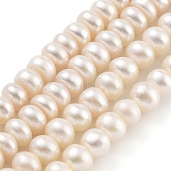 Natural Cultured Freshwater Pearl Beads Strands&nbsp;PEAR-C003-34A