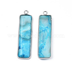 Natural Agate Pendants&nbsp;G-S359-386F