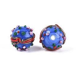 Handmade Lampwork Bumpy Beads&nbsp;LAMP-T022-05C