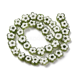 Handmade Millefiori Lampwork Beads Strands&nbsp;LAMP-G164-03I