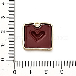 Alloy Enamel Pendants&nbsp;FIND-A051-09A-02G