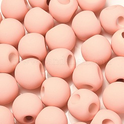 Rubberized Acrylic Beads&nbsp;OACR-G012-05F