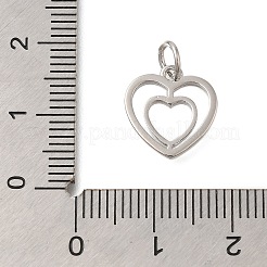 Heart Rack Plating Brass Charms&nbsp;LS-KK-I716-21A-P
