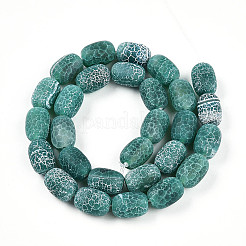 Natural Weathered Agate Beads Strands&nbsp;G-N344-42C