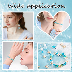 200Pcs Dyed Synthetic Turquoise and Howlite Beads&nbsp;G-SC0002-42