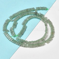 天然石グリーンアベンチュリンビーズ連売り  2穴  長方形  2.5~3x5x2.5mm  穴：0.8mm  約138~140個/連  15.28''~15.31''（38.8~38.9センチメートル）&nbsp;G-Z045-A16-01