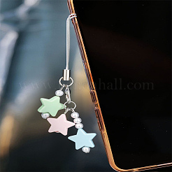 1Pc Resin with Alloy and Nylon Cord Mobile Accessories Decoration&nbsp;HJEW-LP0002-12C