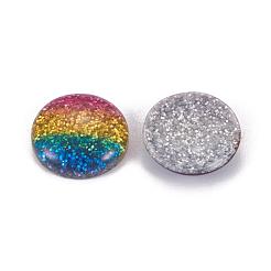 Rainbow Resin Cabochons&nbsp;CRES-Q197-49