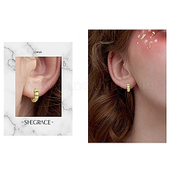 Enamel Striped Thick Hoop Earrings&nbsp;JE1110D