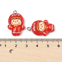 Christmas Theme Opaque Resin Pendants&nbsp;RESI-S08-03A