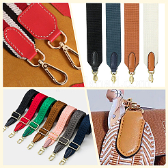 8 Bags 8 Colors Cowhide Purse Suspension Clasps Bag Strap Connector Fabric&nbsp;PURS-CL0001-04B