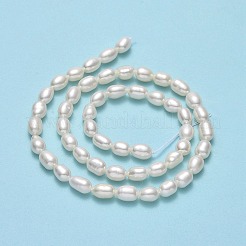 Natural Cultured Freshwater Pearl Beads Strands&nbsp;PEAR-J006-17C-01