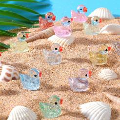 120Pcs 12 Colors Mini Resin Sequins Duck Home Display Decorations&nbsp;RESI-SZ0003-32