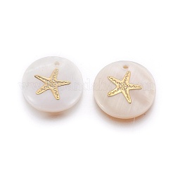 Freshwater Shell Pendants&nbsp;SHEL-X0004-05