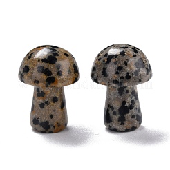 Natural Dalmatian Jasper Mushroom Gua Sha Stone&nbsp;G-L570-A13