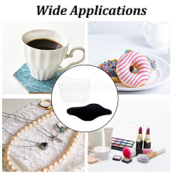 2Pcs 2 Colors Acrylic Cup Mats&nbsp;AJEW-DR0001-15