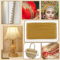 Filigree Corrugated Lace Ribbon&nbsp;OCOR-WH0080-12