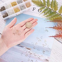 鉄の三角カン  バックル留め金  トップドリルビーズに適合  ウェビング  ストラップバッグ  アンティークブロンズ & ゴールド & シルバー & プラチナ & ライトゴールド  6x9.5x0.8mm  5色  320個/カラー  1600個/箱&nbsp;IFIN-PH0024-28