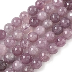 Natural Madagascar Rose Quartz Beads Strands&nbsp;G-Z115-C02-8mm