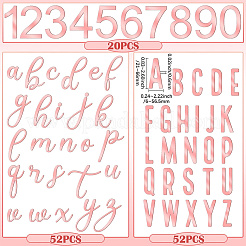 1 Set Birthday Theme Mirror Effect Acrylic Birthday Cupcake Insert Card Decoration&nbsp;AJEW-SP0001-76B