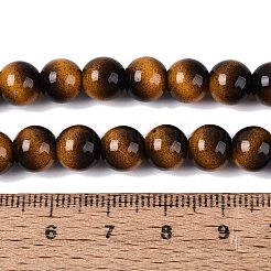 Imitation Tiger Eye Glass Beads Strands&nbsp;GLAA-Q106-03A-B03