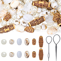 1Bag Plastic Hair Braiding Tool&nbsp;FIND-PA0001-57
