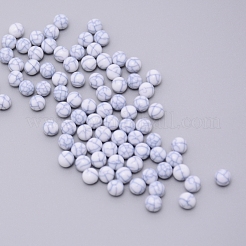 Resin Round Beads&nbsp;MRMJ-WH0068-34D-02