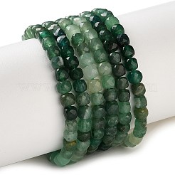 Gradient Color Natural Green Strawberry Quartz Beads Strands&nbsp;GG-CBABA15-A01-01
