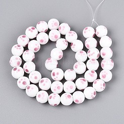 Handmade Lampwork Beads Strands&nbsp;LAMP-N028-21A