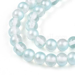 Baking Paint Transparent Glass Beads&nbsp;X1-DGLA-N011-6mm-05