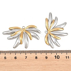 304ステンレスペンダント  花火のお守り  ゴールデン·ステンレス鋼色  23.5x38x3mm  穴：1.8mm&nbsp;STAS-D265-04GP