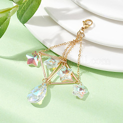 Brass Pouch Pendant Decoration&nbsp;HJEW-TA00085