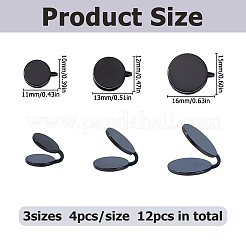 12Pcs 3 Styles 304 Stainless Steel Cuff Earrings&nbsp;EJEW-HS0001-36EB