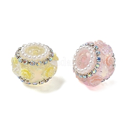 Acrylic & Resin & Rhinestone & Iron Beads&nbsp;AC-CBA30D1-01