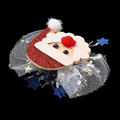 Chistmas Theme Felt & Gauze Alligator Hair Clips&nbsp;PHAR-F019-02