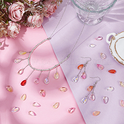 210Pcs 14 Styles Glass Charms&nbsp;FIND-PH0025-34