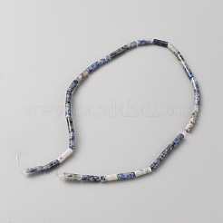 Natural Blue Spot Jasper Beads Strands&nbsp;G-WH0035-01D