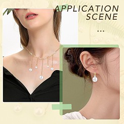 ABS Plastic Imitation Pearl Charms&nbsp;OACR-SZ0002-08A